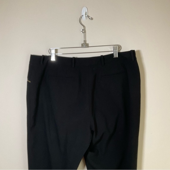 Calvin Klein Women’s Suit Pants with Gold Zipper Pockets Black Size 12 - Picture 4 of 7